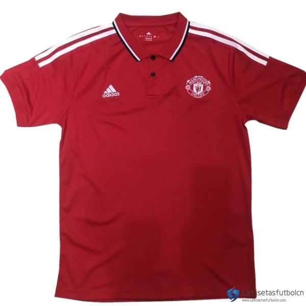 Polo Manchester United 2017-18 Rojo Blanco